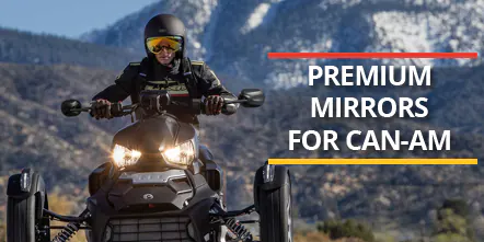Premium mirrors for Can-Am vehicles