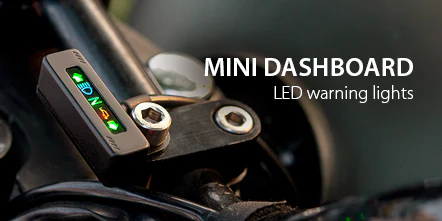 Custom motorcycle LED mini dashboard warning lights