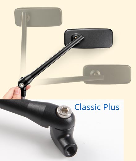 KiWAV ClassicPlus mirror adjustability