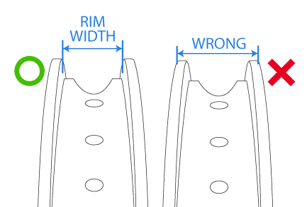 Get a correct rim width