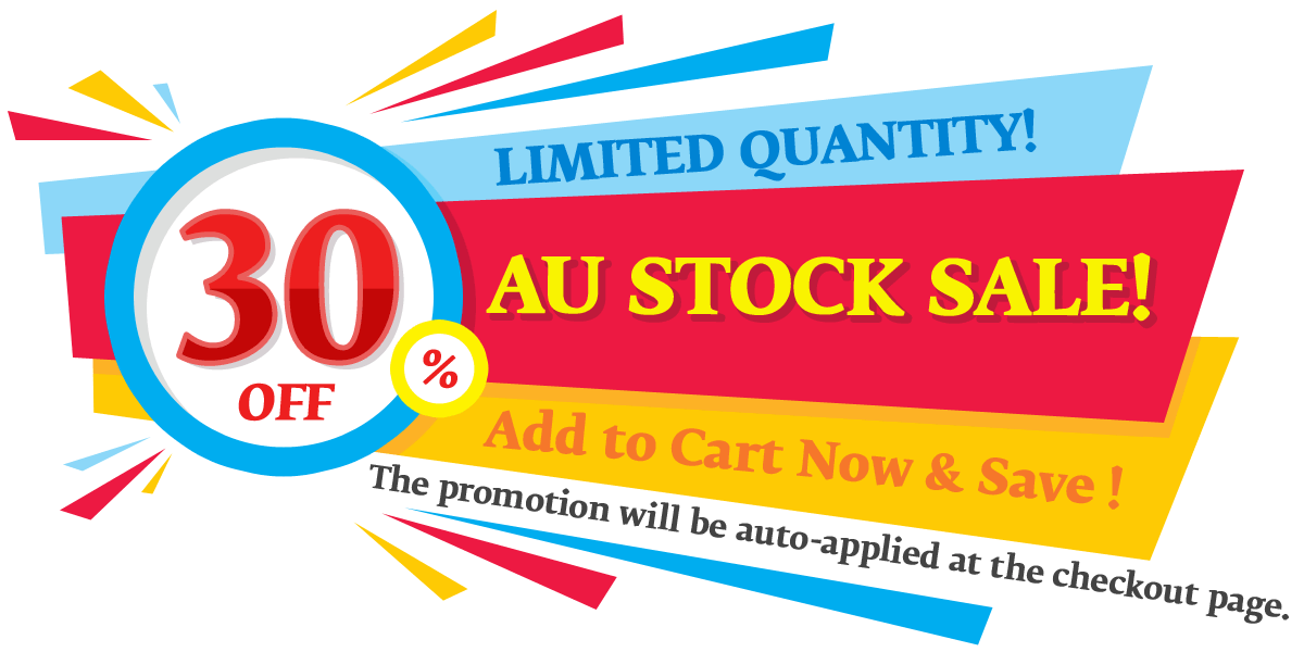 AU Stock 30% OFF