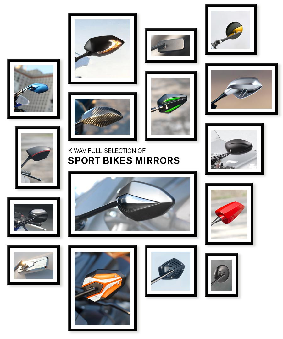 KiWAV full selection of sport bikes mirrors