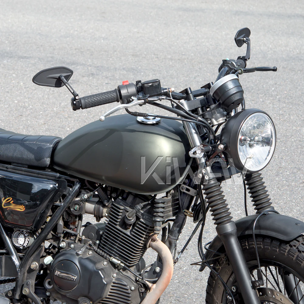 Horus bar end mirrors on a Hartford Classic 250i