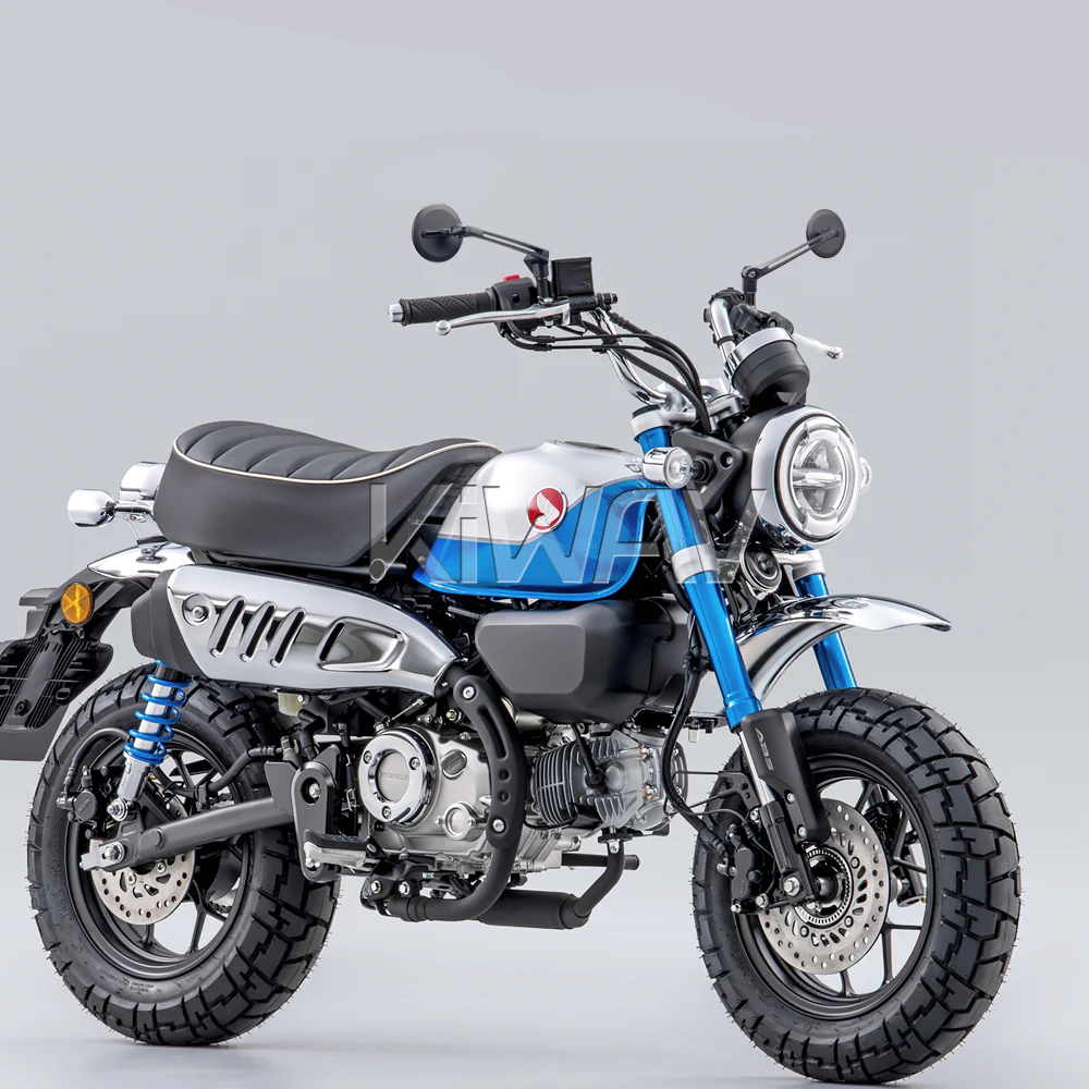 Ojo motorcycle mirrors on a Honda Monkey