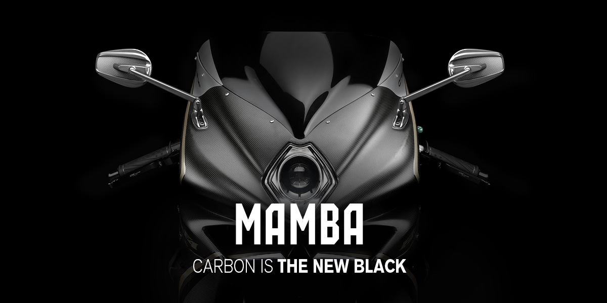 True carbon fiber mirrros - Mamba