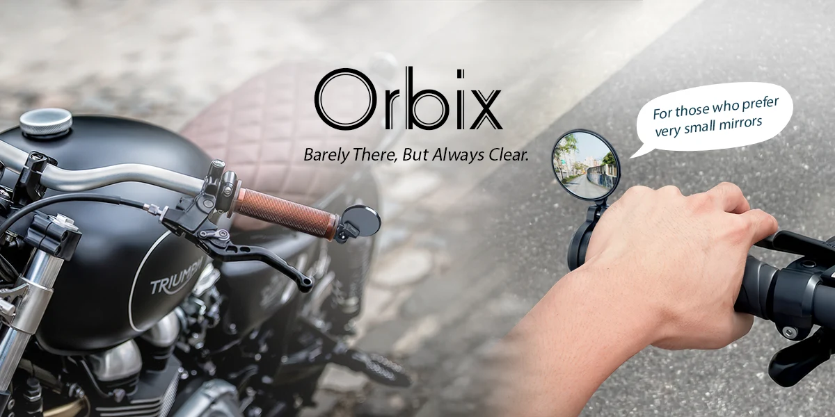 Orbix bar end mirrors for motorcycle/ bicycle