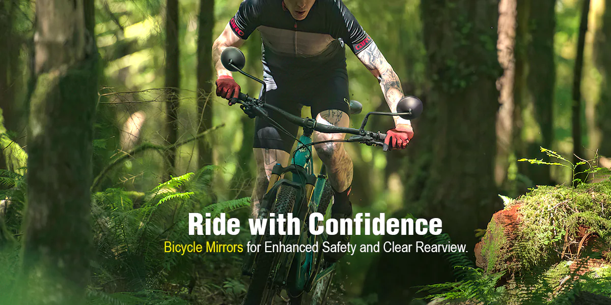 Ride with Confidence – Bicycle Mirrors for Enhanced Safety and Clear Rearview.