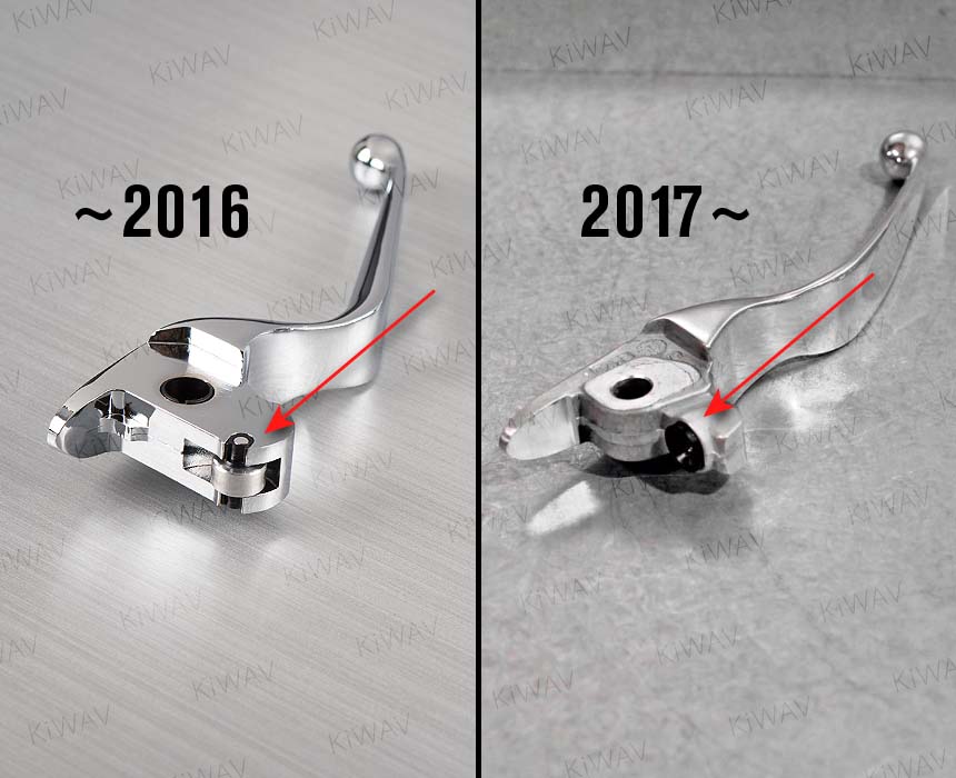 Harley clutch lever ~16' 17'~ comparision