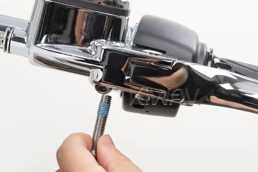 Insert the mounting bolt through the perch hole.