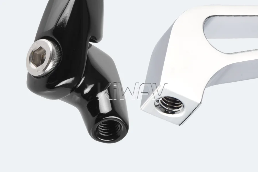 Motorcycle mirror end: Threaded Hole