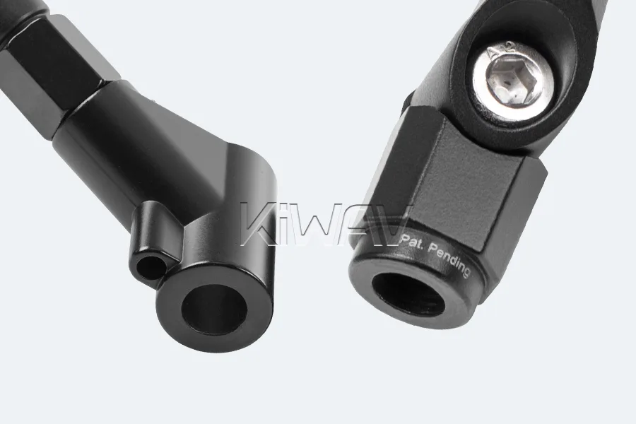 Motorcycle mirror end: Threaded Stud