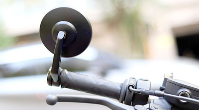 Bob bar end round mirrors