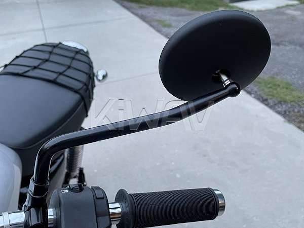 ミラー: バイクミラー イクリプス 黒 M10正ネジ 22mmハンドルで、M10