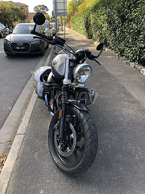 バーエンド: バーエンドミラー レトロ 黒 5mm & 6mmネジ式