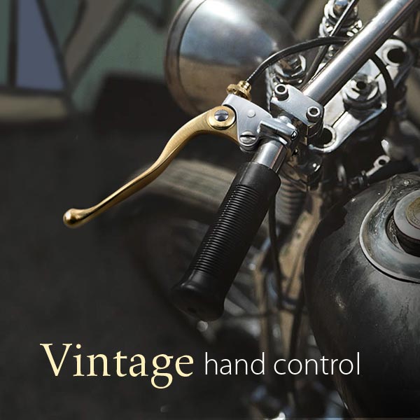 Vintage hand control for custom motorcycles