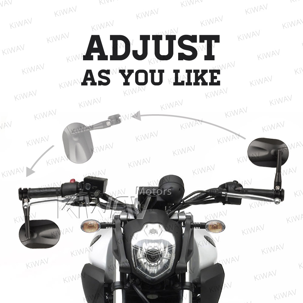 Stark Bar End Black Mirror For Indian Scout Bobber