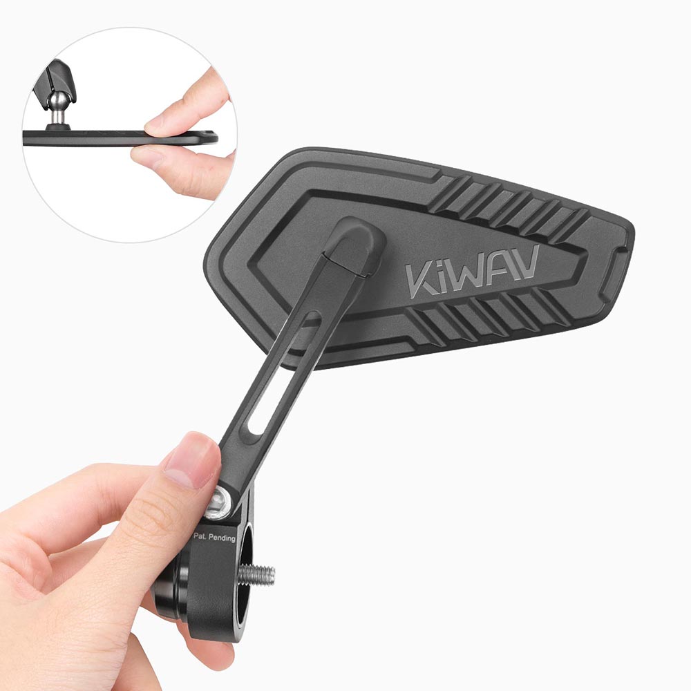 Blade black bar end mirrors compatible for some Vespa models, GTS/ GTV/ GT