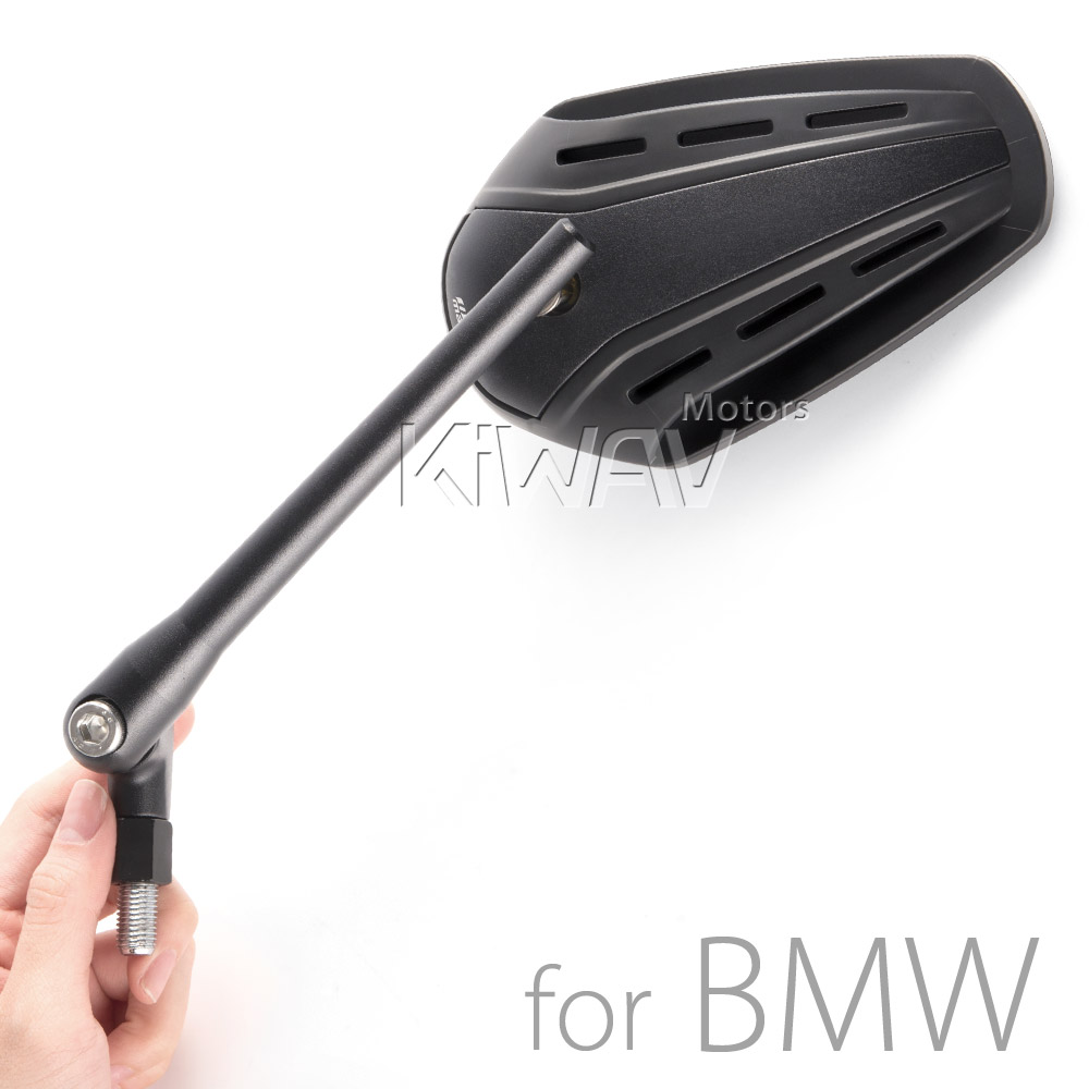 Zipper black mirrors compatible with BMW
