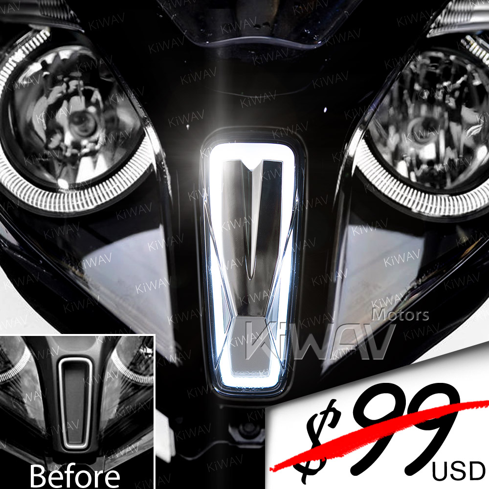 NMW front fender auxiliary LED light compatible with Kymco Downtown 350i