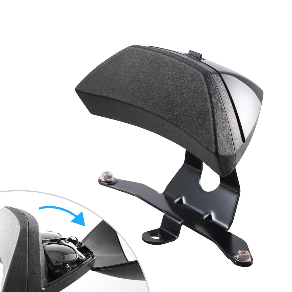 製品一覧: バイク用バックレストバッド ビー 黒のブラケット付き Kymco 