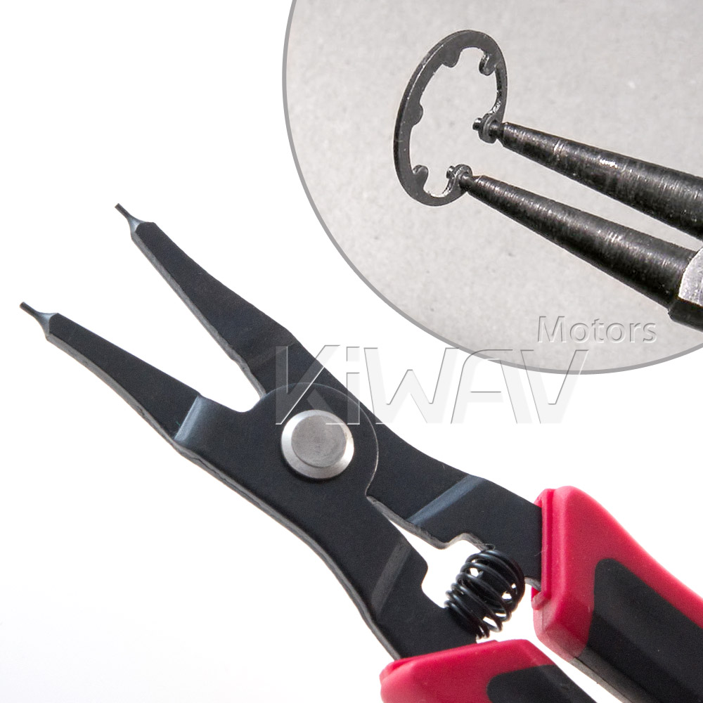 motorcycle hand tool C-type retaining ring tool straight jaw universal use KiWAV plier