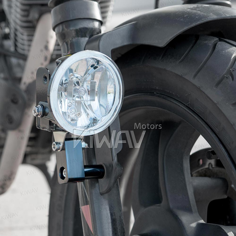 motorcycle NS15F round 3.4 inch Fog lights With brackets