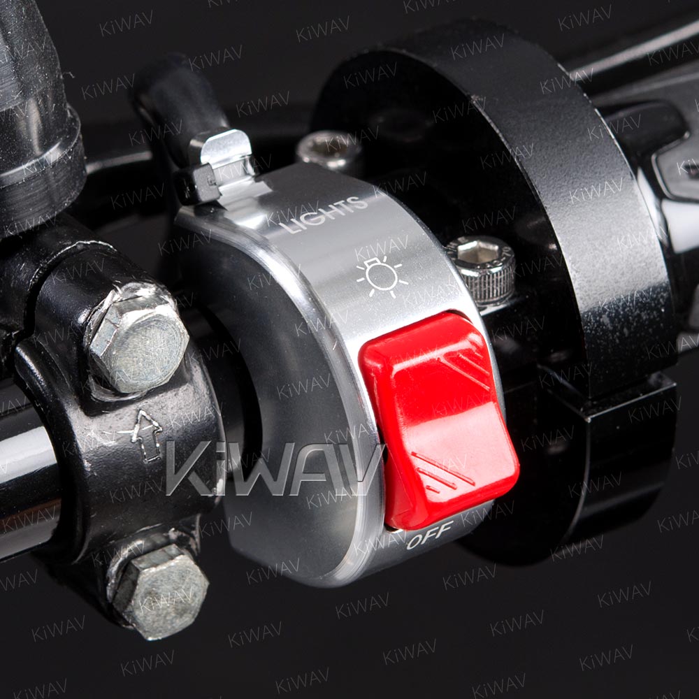motorcycle aluminum light switch of light 12V DC on 7/8 inch handlebar
