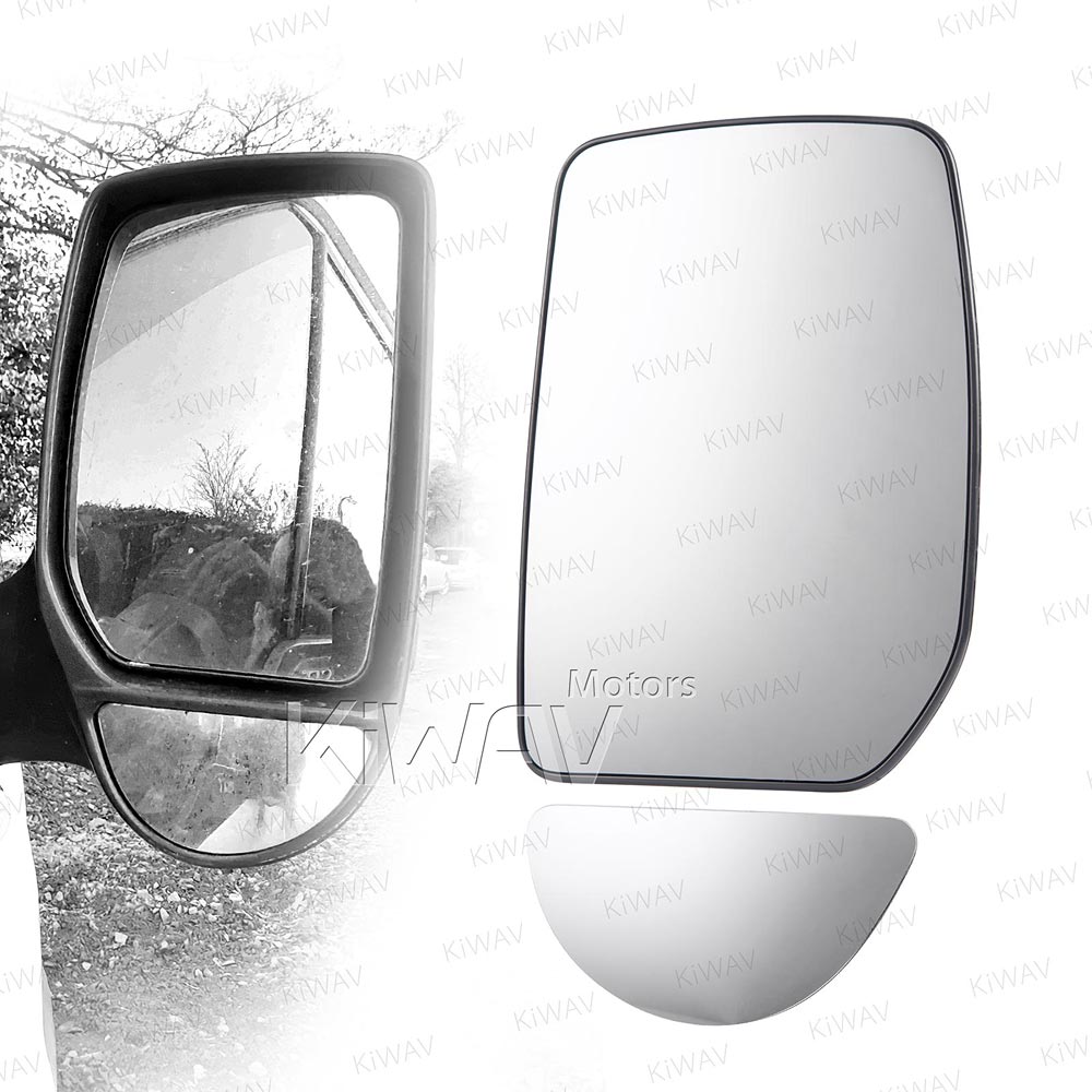 aftermarket OEM replacement side mirror glass compatible with Ford Transit 2000-2006