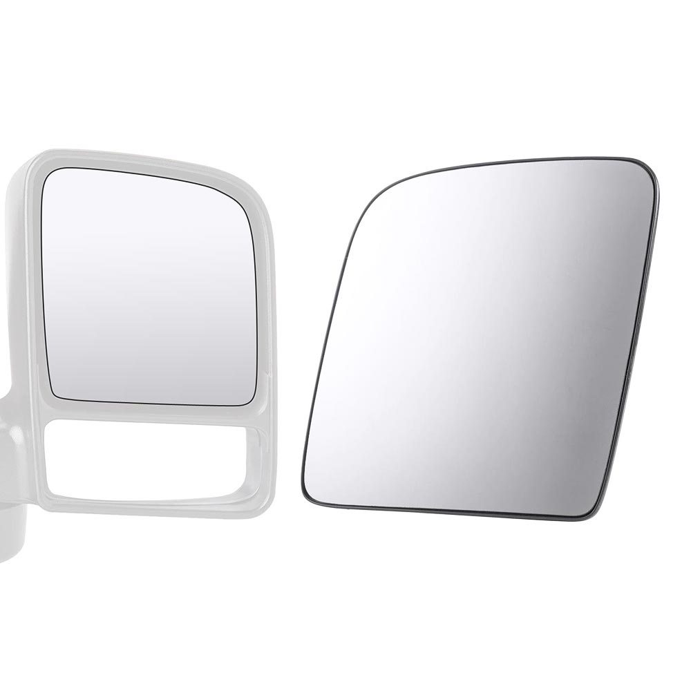 aftermarket OEM replacement side upper big mirror glass heated compatible with Ford Transit Connect (Tourneo) 2002-2013