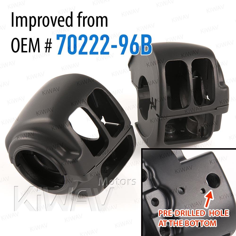 switch housing compatible with Harley Davidson '96-'13 XL XR models