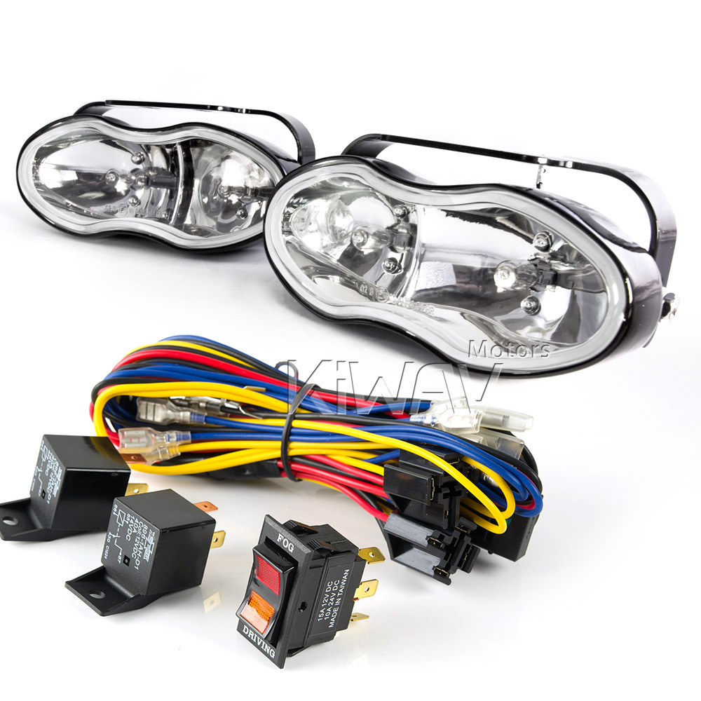 Sirius NS-119 dual fog driving Lights & Wiring Harness Set WK010