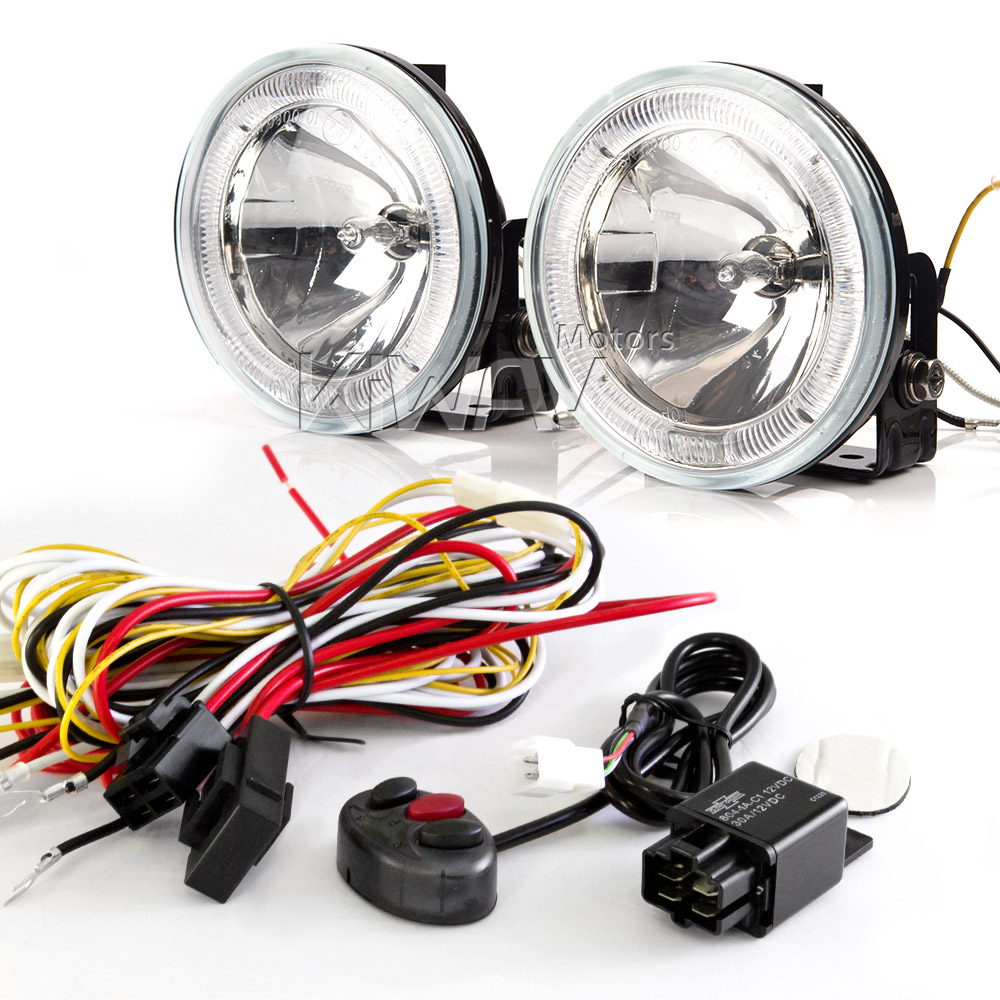 Sirius NS34 round driving Lights LED ring & Wiring Harness Set WK010