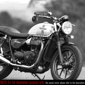 トライアンフ　ボンネビルボバー　純正ミラー triumph（トライアンフ）ボンネビルボバー 純正バーエンドミラー