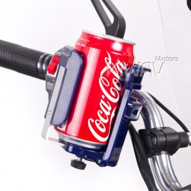 Magazi Motorcycle blue Drink beverage cup Holder for Motorcycle, ATV, Scooter.