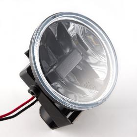 universal 4” KiWAV LED fog lamp light auxiliary magnesium alloy super  bright 6500K 1000lm 9W for car motorcycle