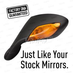 OEM quality replacement mirror FP-319 for Aprilia RSV left hand