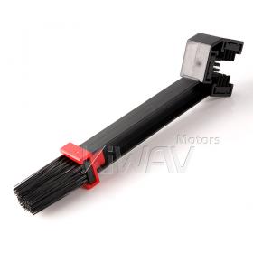motorcycle chain scrubber cleaning 3 way brush black for motorcycle bicycle KiWAV