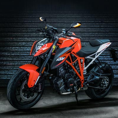 Lucifer regular stem on KTM motorcycle