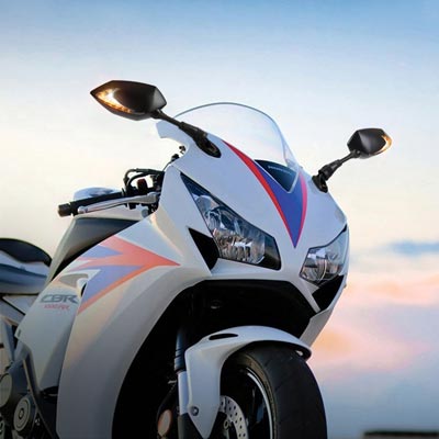 Lucifer sports on Honda CBR 1000RR sport bike
